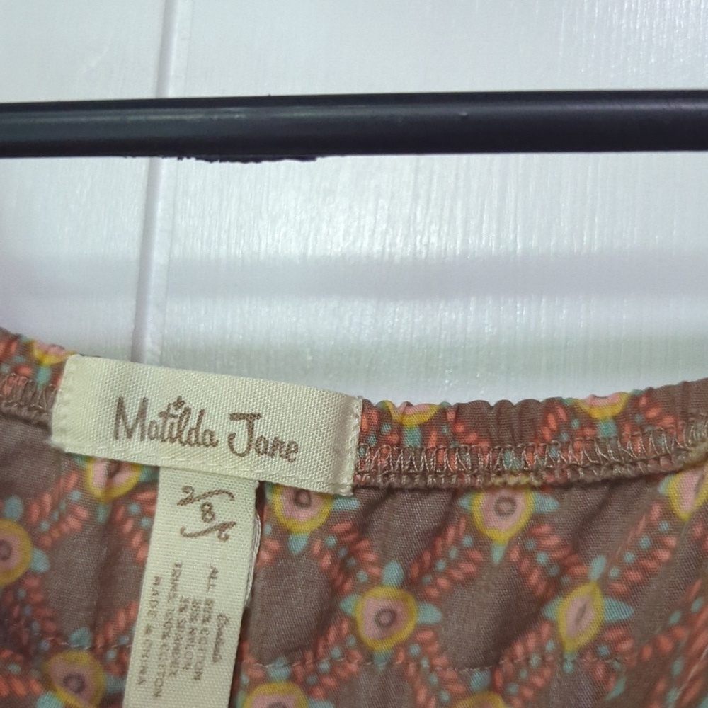 Matilda Jane Yellow and Pink Floral Kids Dress - Picture 8 of 9